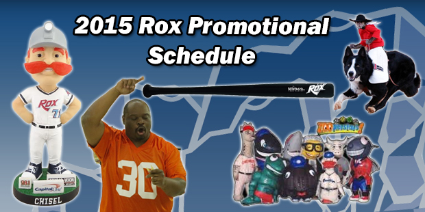 2015 Rox Promotional Schedule