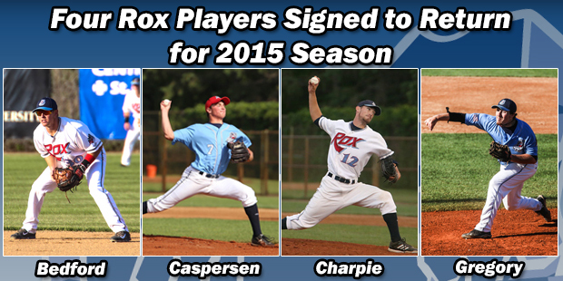 Four Rox Players Signed to Return for 2015 Season