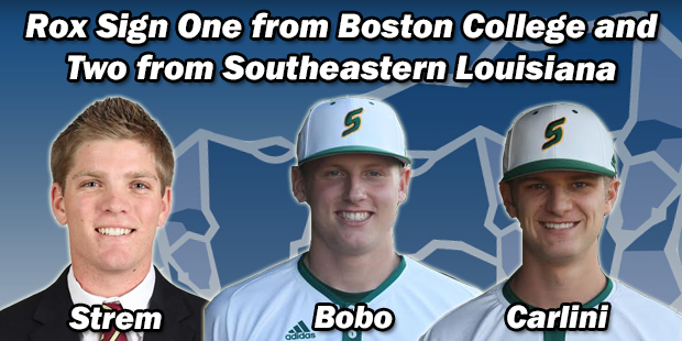 Rox Sign One from Boston College and Two from Southeastern Louisiana
