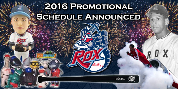 2016 Rox Promotional Schedule Announced