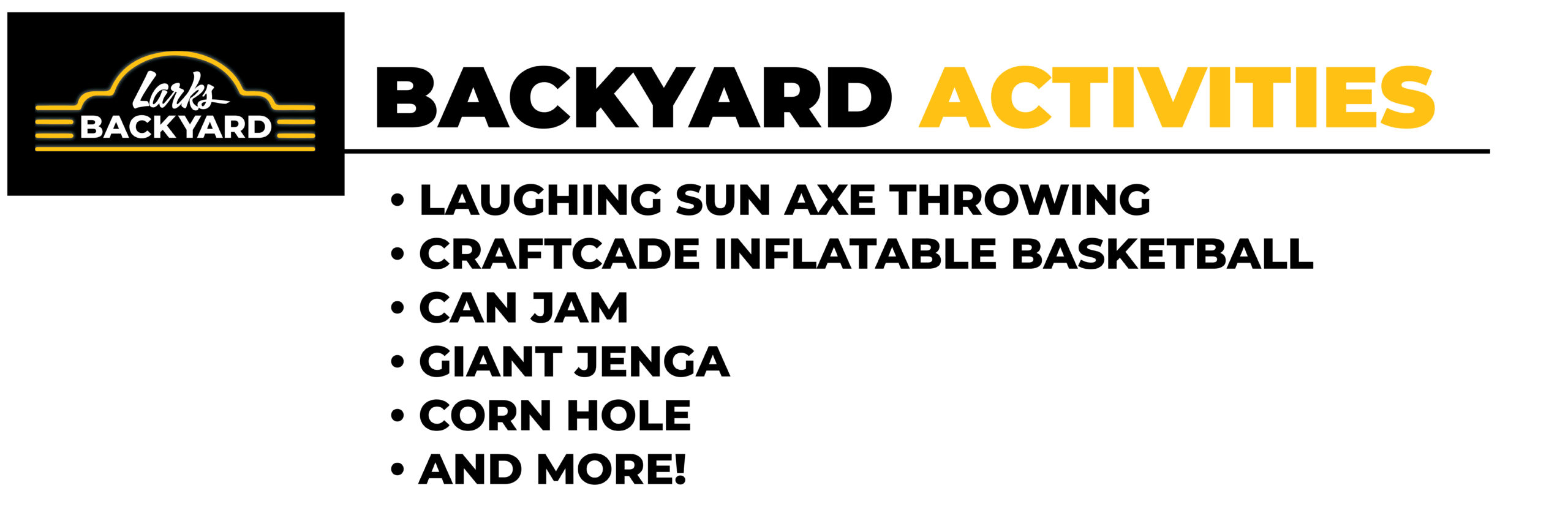 backyard activities