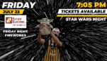 star wars night, bismarck larks tickets, larks tickets, single game tickets, star wars themed events, bismarck nd
