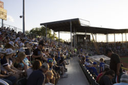 Grandstand filled one evening with groups - just like yours!