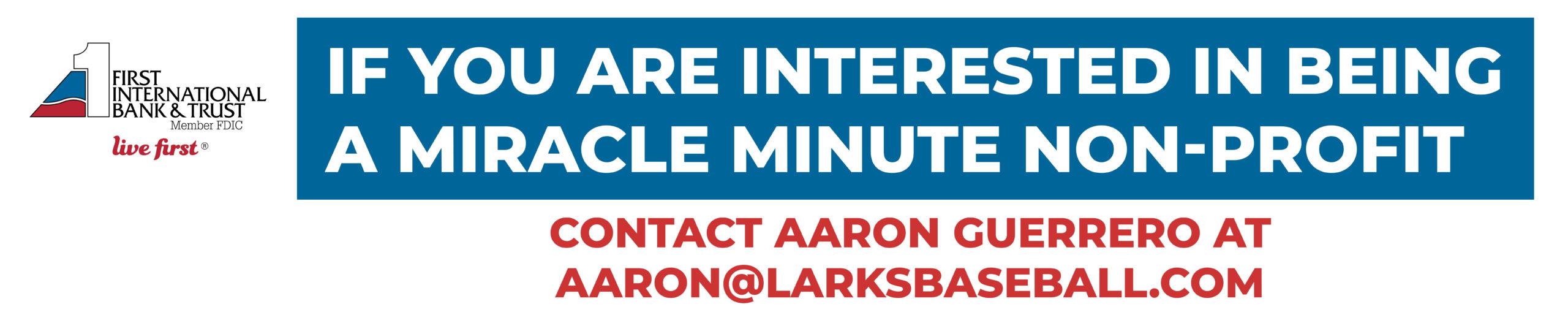 contact form for miracle minute