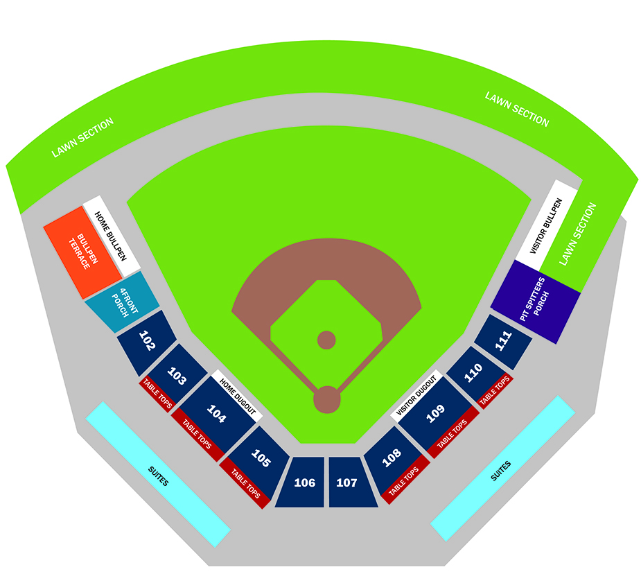 River Cats Seating Chart